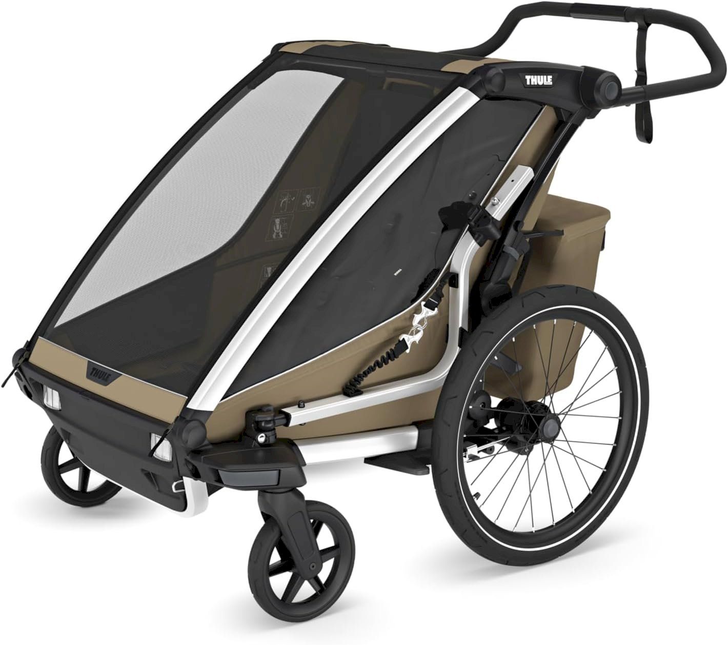 Thule Rimorchi: Thule Chariot Cross 2 double – Nuovo e nell'imballaggio originale da Bottighofen venduto da zaap 2