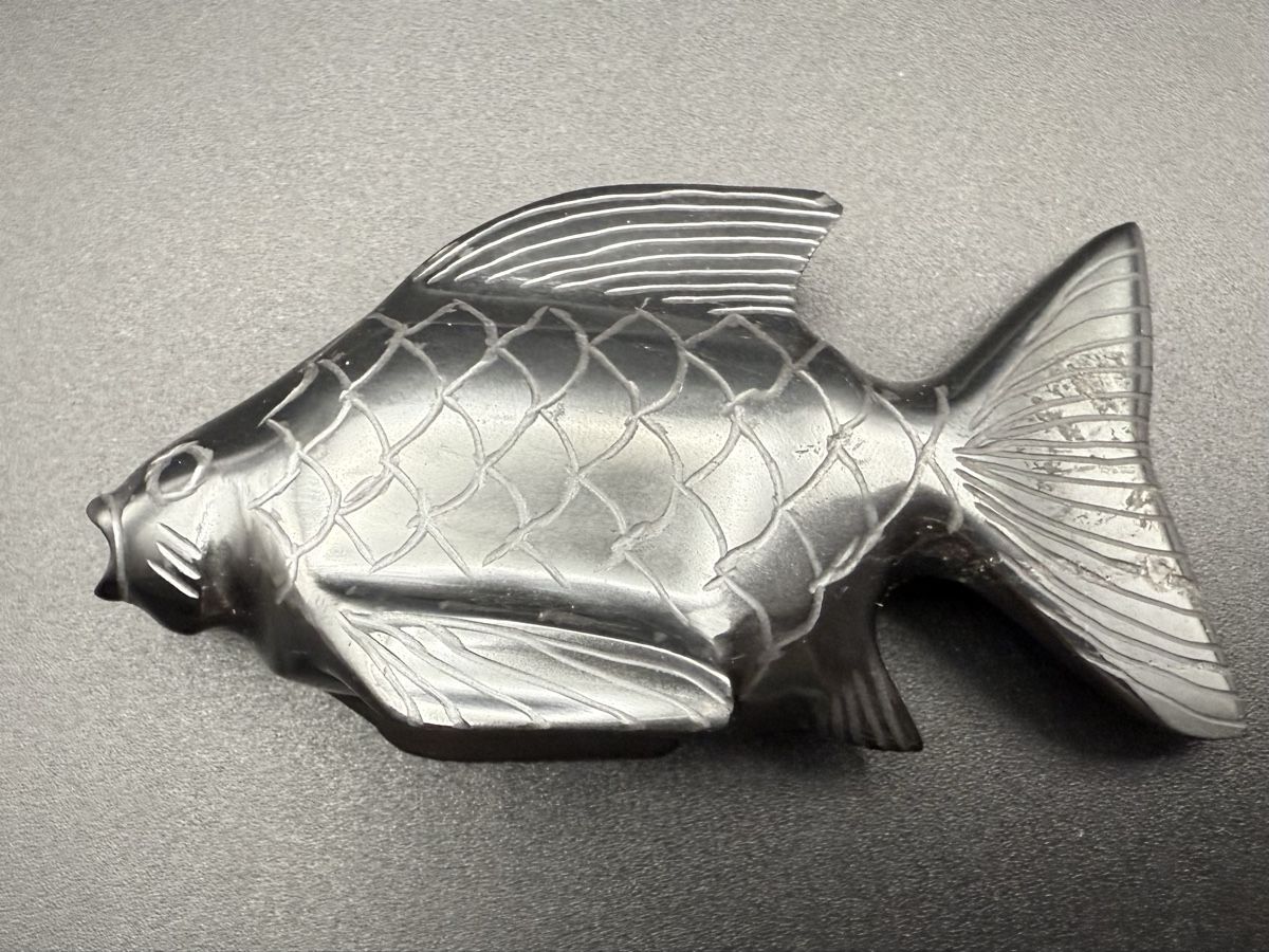 Figurines: Fisch aus Stein oder Metall, Vintage – D'occasion à Lamone par LaCantinaMagica 7