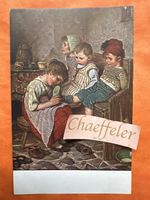 Alte AK: Familienszene, H. Kaulbach. Das Hausmütterchen 