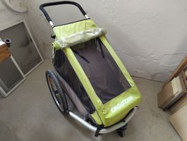 Veloanhänger, Croozer Kid for 1 von 2017 mit viel Zubehör