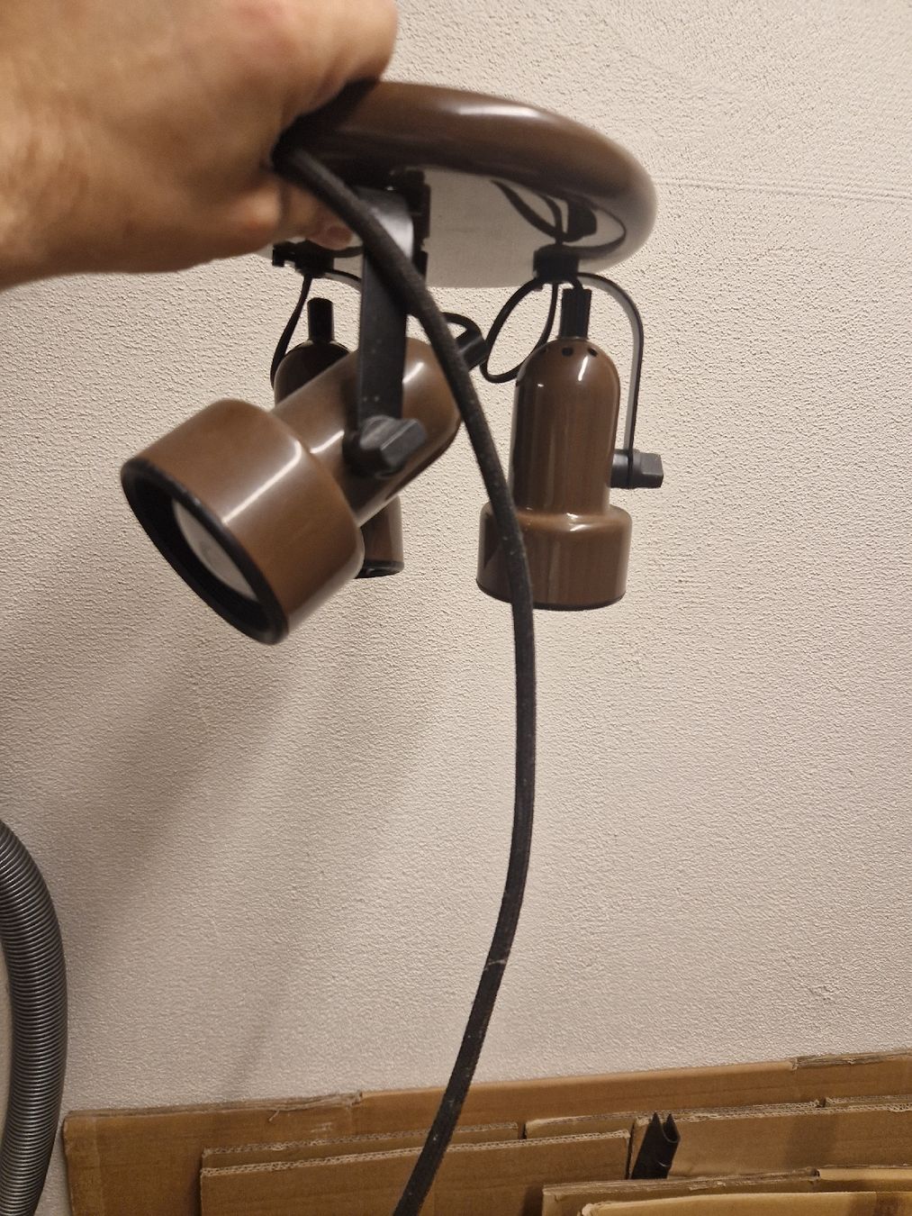 Lustres & lampes de plafonds: Deckenlampe braun 3 Spots funktionstüchtig – D'occasion à Zürich par thehulk01 1