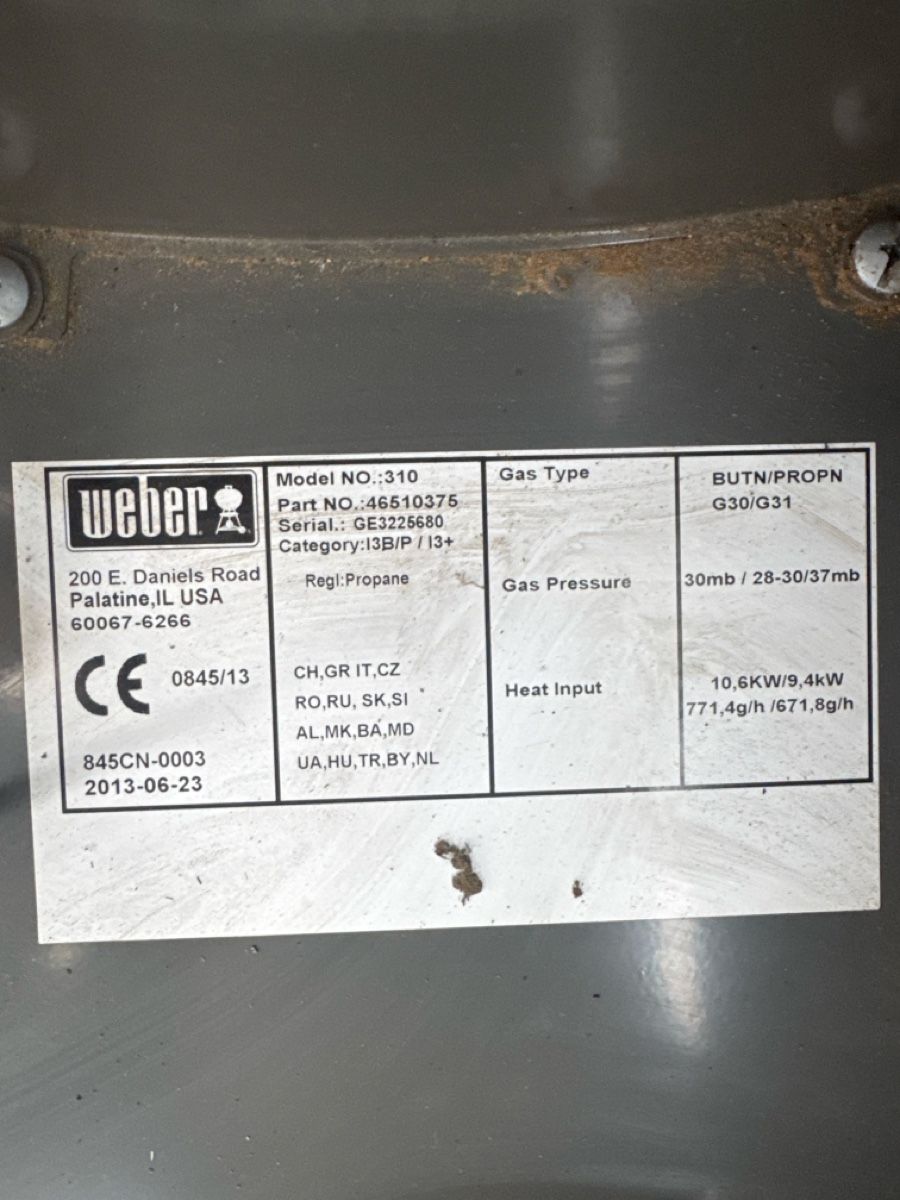 Griglie: Weber Spirit E310 – Usato da Bassersdorf venduto da Brunneronline 2