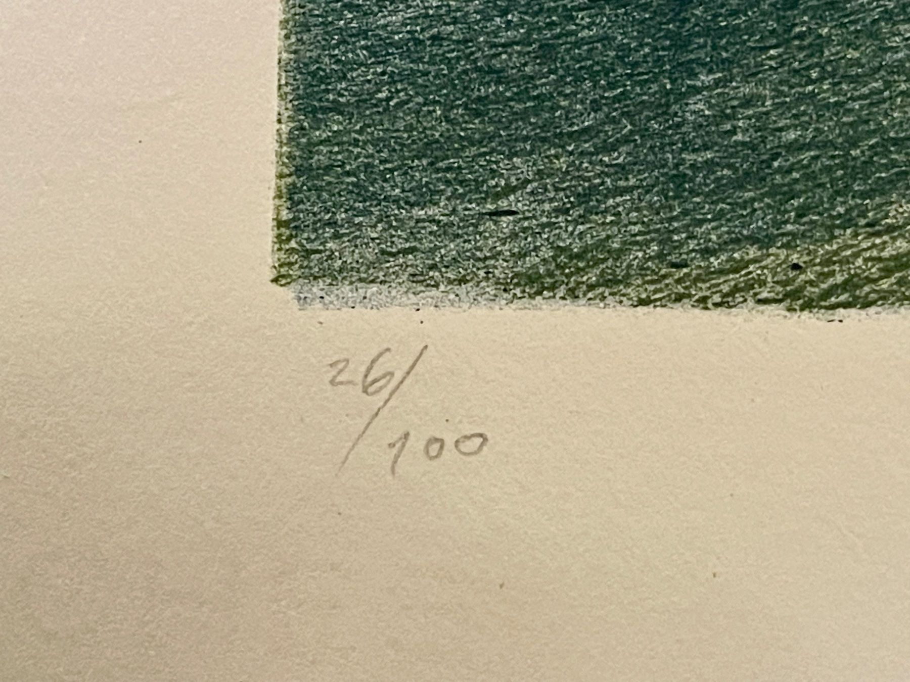 Grafica & Litografie: Urs Furrer Lithographie, nummeriert, mit Unterschrift – Usato da Dänikon ZH venduto da Zrhbna 2