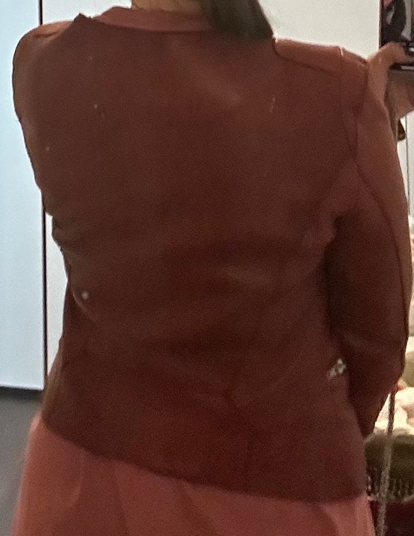 Maje Giacche: Bordeauxrote Lederjacke von maje – Usato da Dübendorf venduto da suv_7dsx 9