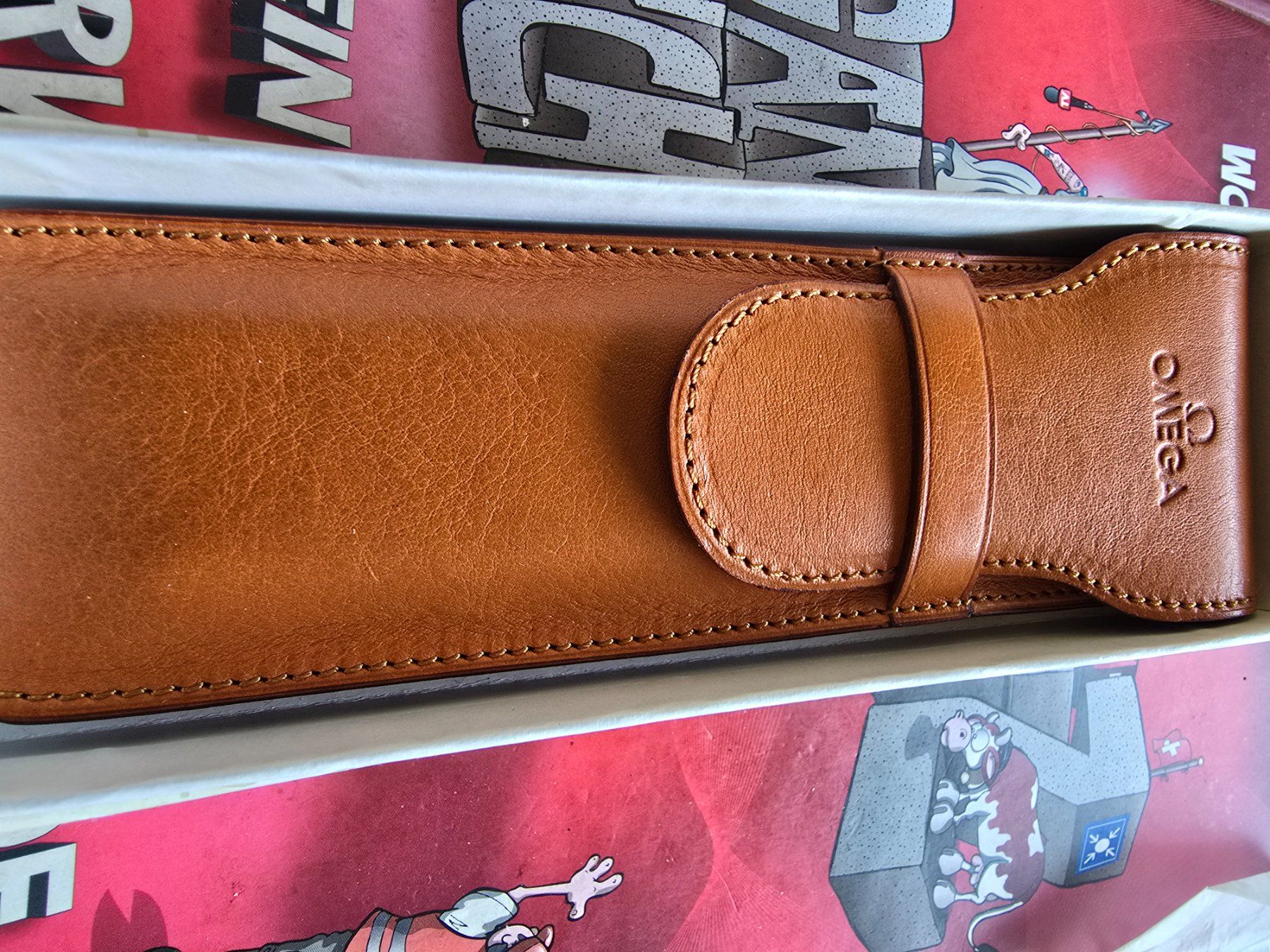 Omega Orologi: Stiftetui Omega Leder mit 4 Stifte ungebraucht – Usato da Muri AG venduto da Corredor 2