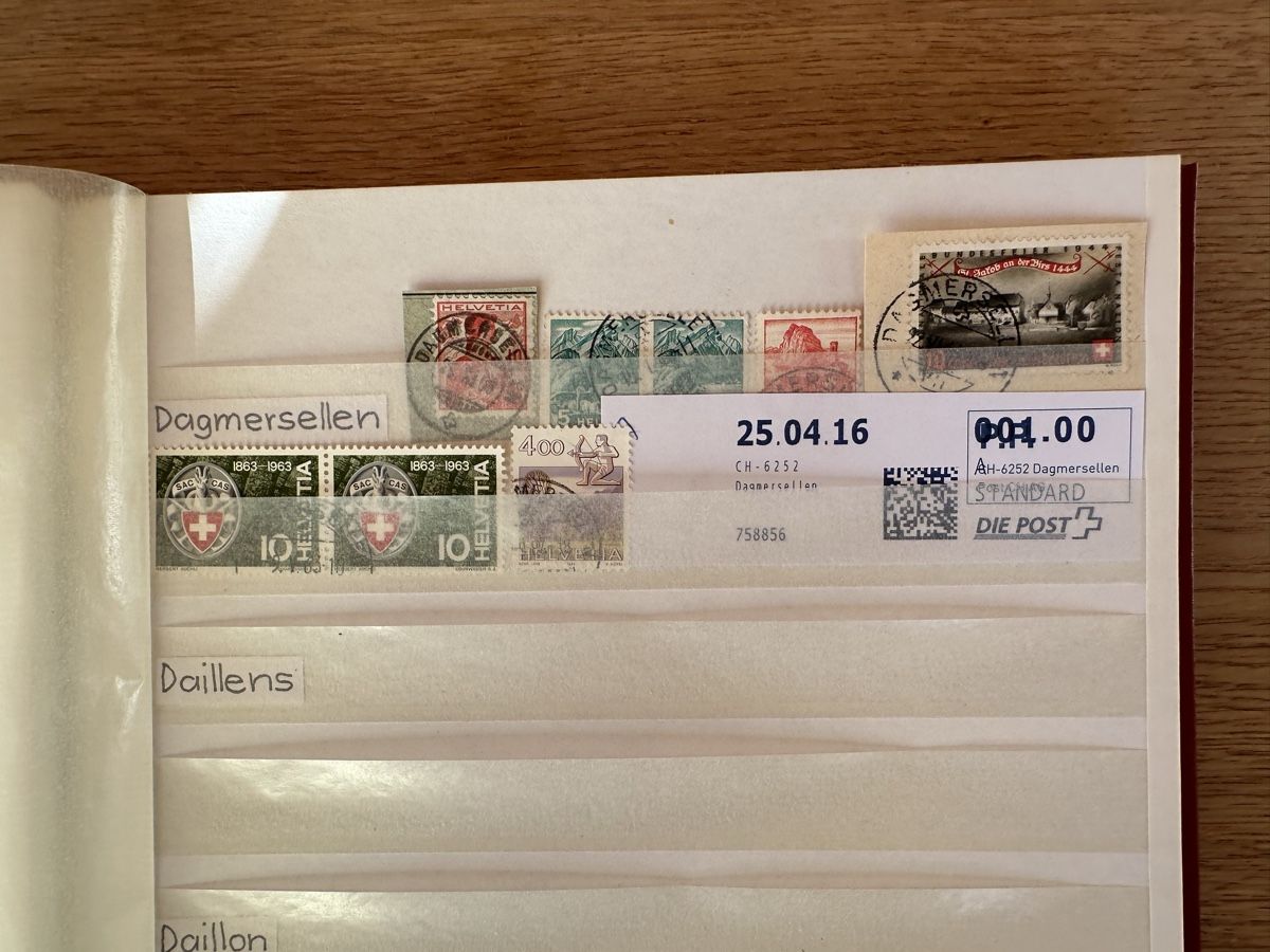 Tutti i francobolli: Schweiz - Ortspoststempel Sammlung von Cozzo - Echallens – Usato da Schmitten / FR venduto da Samsara169 3