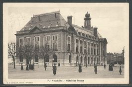Carte P de 1915 ( Neuchâtel / Hôtel des Postes )