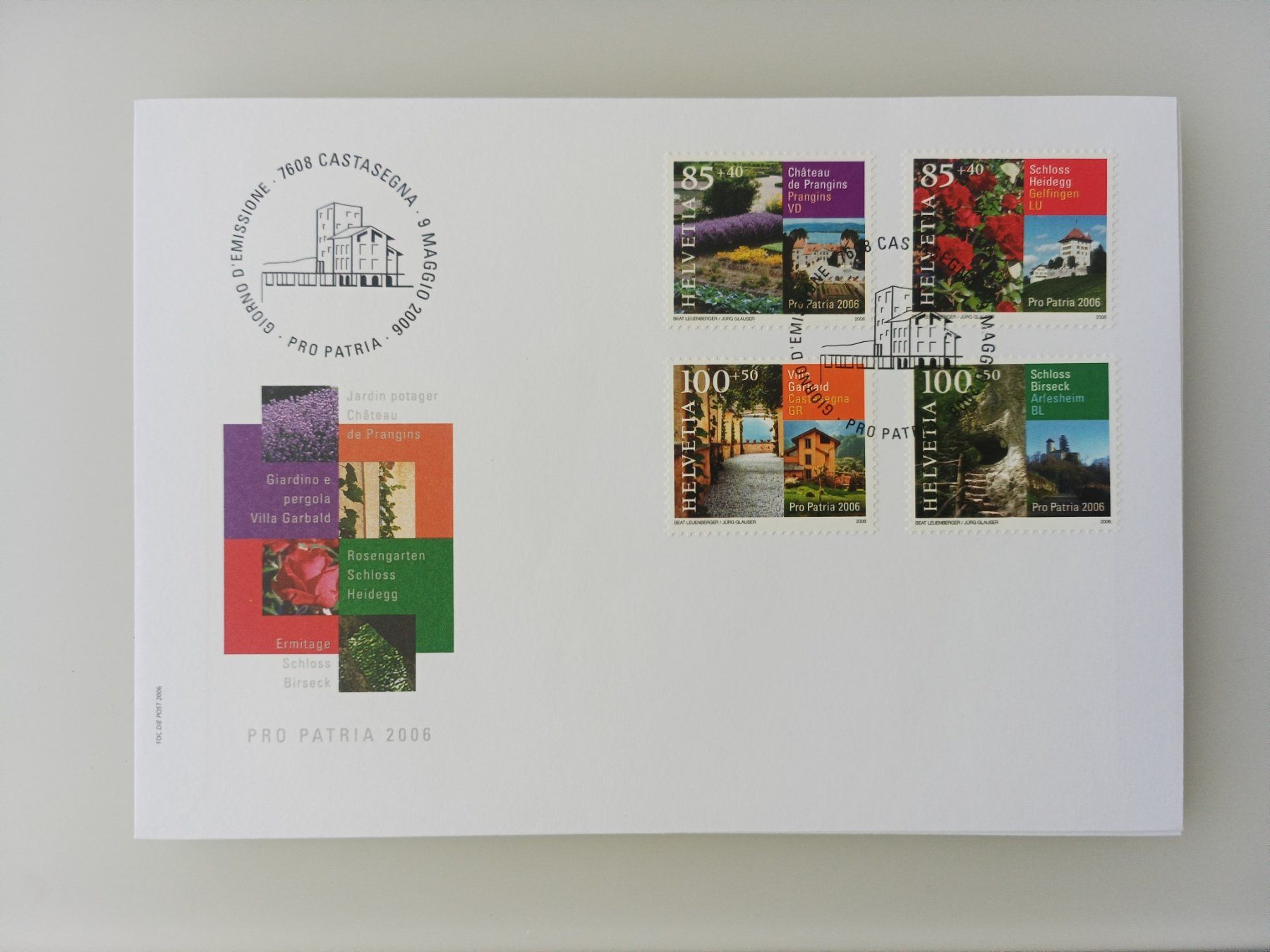 Tutti i francobolli: 2006 FDC Pro Patria – Usato da Dübendorf venduto da goeggi79