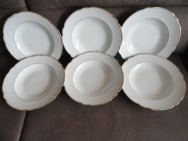 4 X GOLDRANDTELLER LANGENTHAL ***