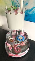 Kronen Etagere Patisserie Fakekuchen Tischdeko Gartendeko
