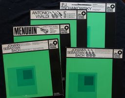 LP: 5x Discotheque Steinfels. Menuhin, Bach, Vivaldi.