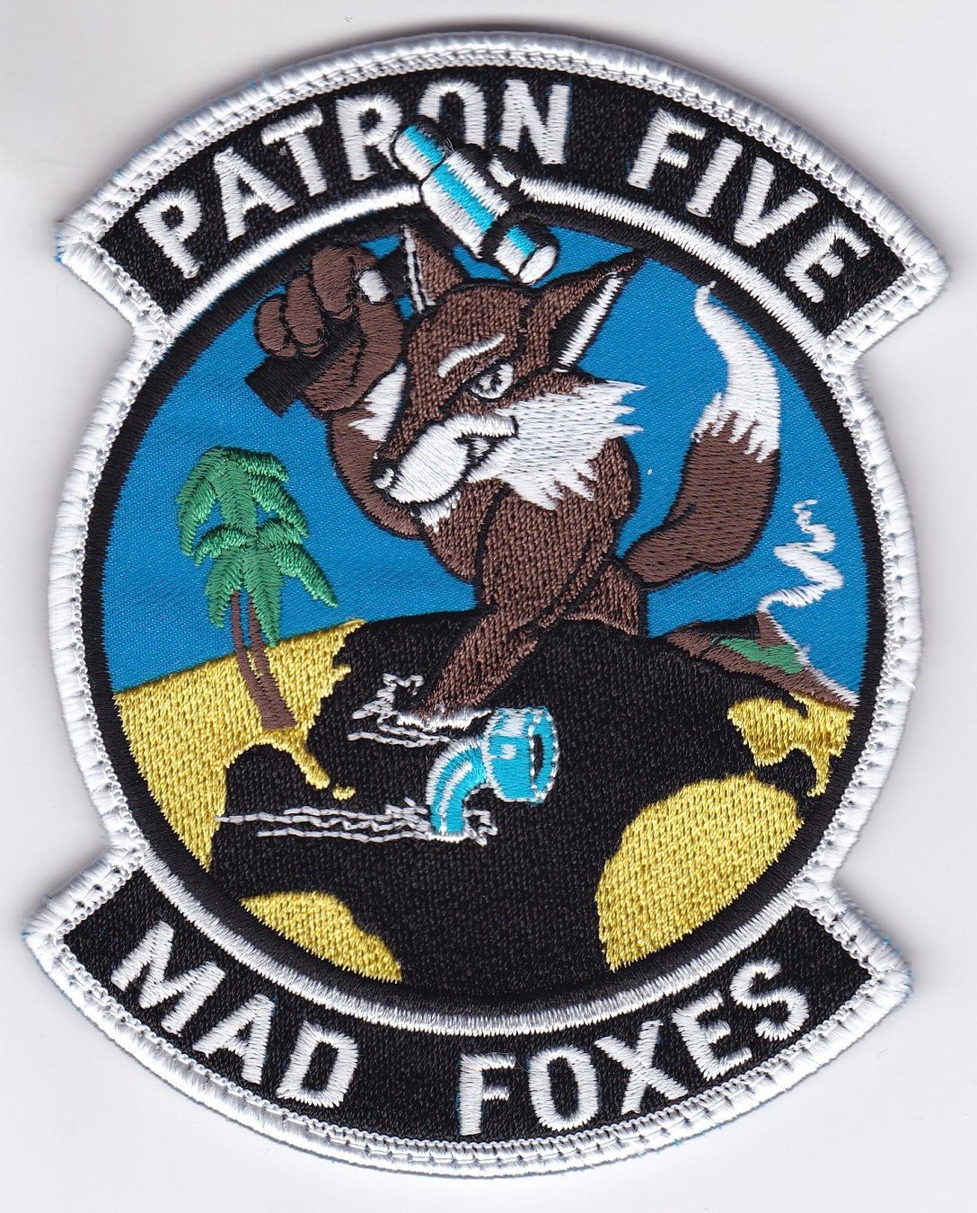Plaketten & Abzeichen: Badge - Patron Five "Mad Foxes" VP-5 (S) – Neu (gemäss Beschreibung) aus Lausen von Mondeo10628