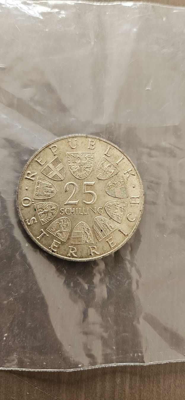 Tutti le monete: 25 shilling 1967 - argent  – Usato da Noiraigue venduto da serg85