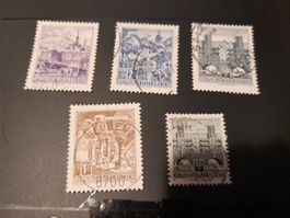 Autriche - Lot de 5 timbres anciens - Collection!