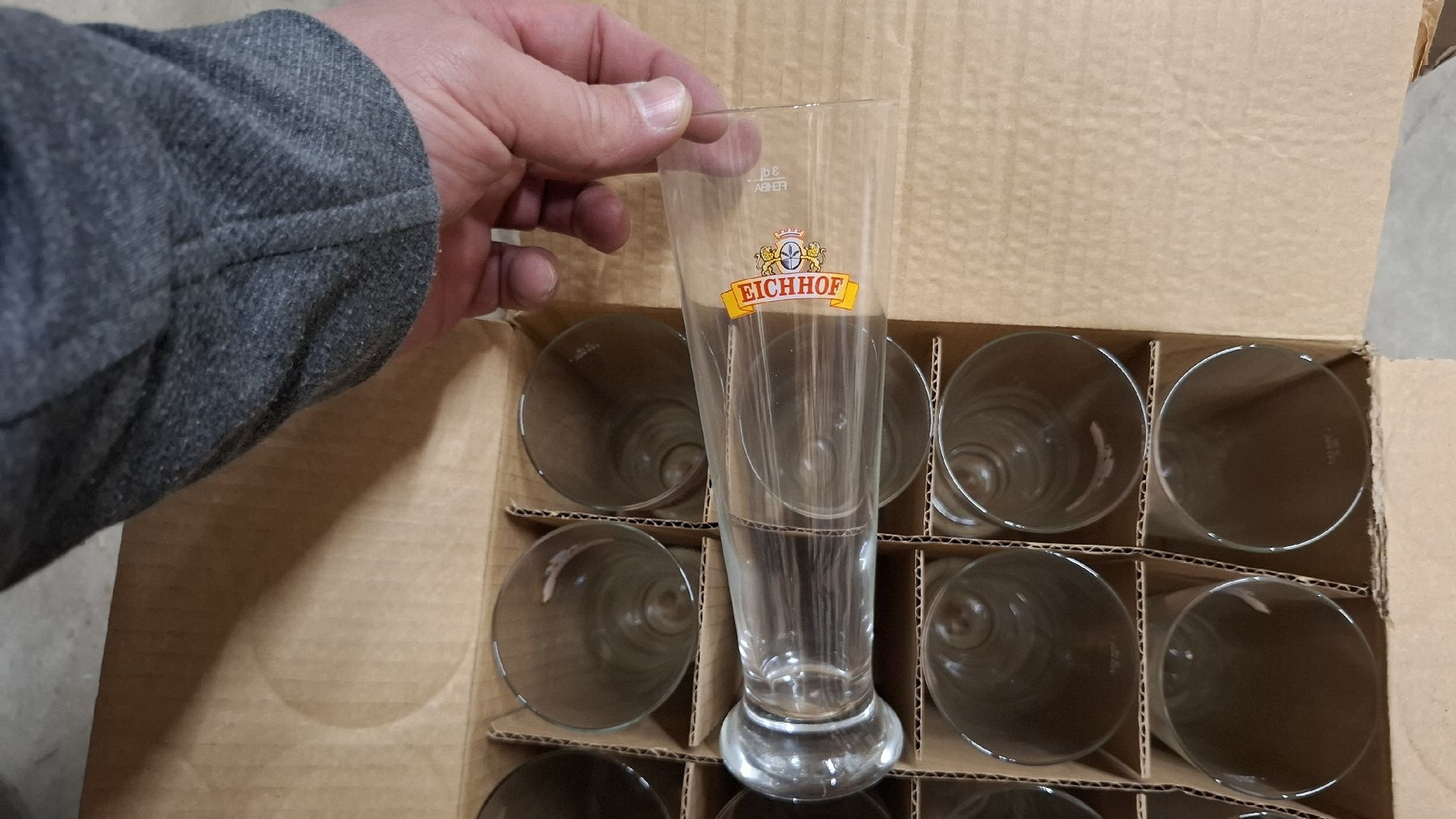 Eichhof Gläser: Eichhof Bierglaeser, Trojka Longdrinkgläser – Gebraucht aus Hergiswil LU von pamatex