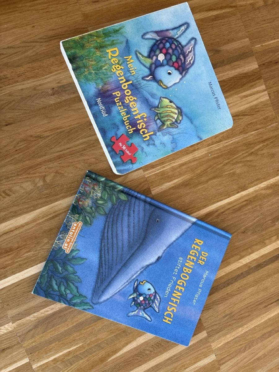 Libri: 2 Kinderbücher "Der Regenbogenfisch" von Marcus Pfister – Usato da Zürich venduto da venusandmars