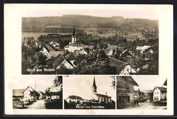 Cartoline postali: Stetten, Restaurant am Centralplatz, Kir – Usato da Berlin venduto da bartko-reher