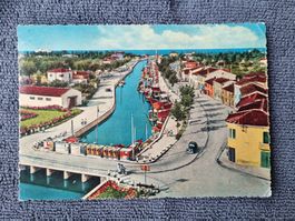 Cervia Porto Italia 1970? Ansichtskarte gelaufen mit Marken