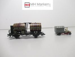 Märklin Museumswagen 1991 August Pflüger Wein mit LkW AC H0