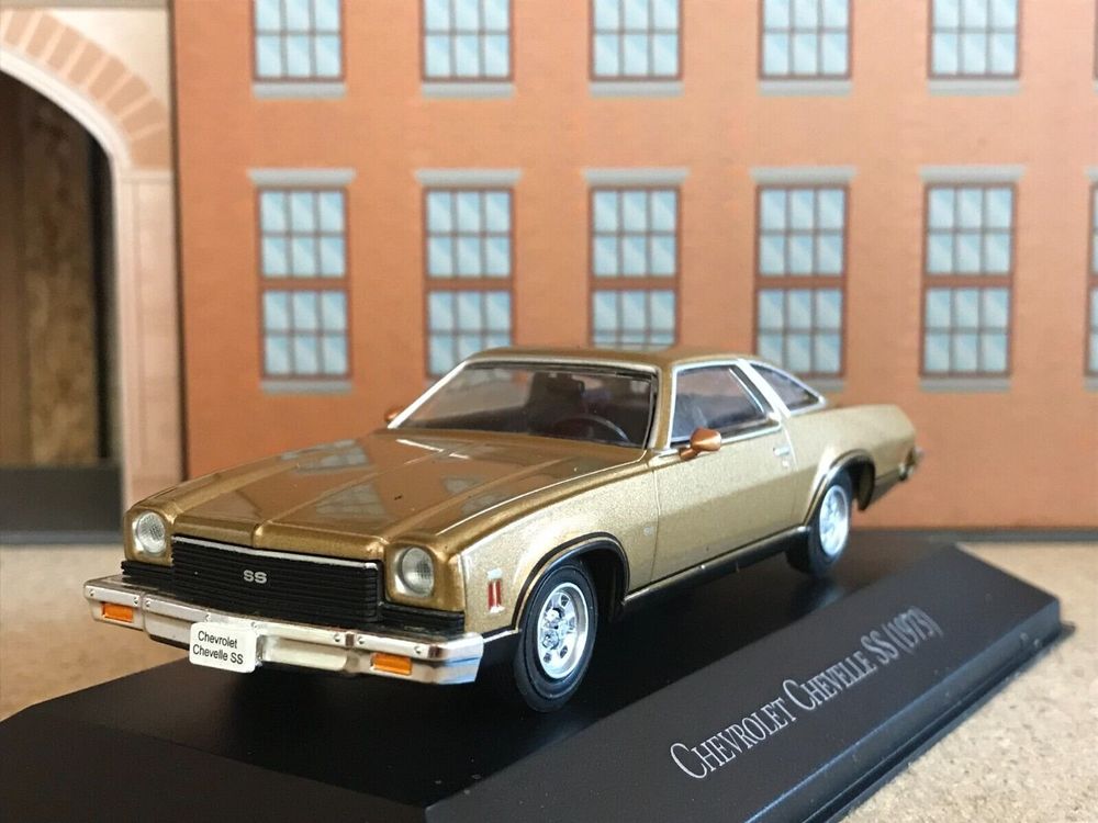 Modèle Réduit Chevrolet Chevelle SS 1973 - Édition Spéciale 'Voitures Mémorables Mexique' à L'échelle 1:43 Par Ixo/Altaya (DeAgostini)
