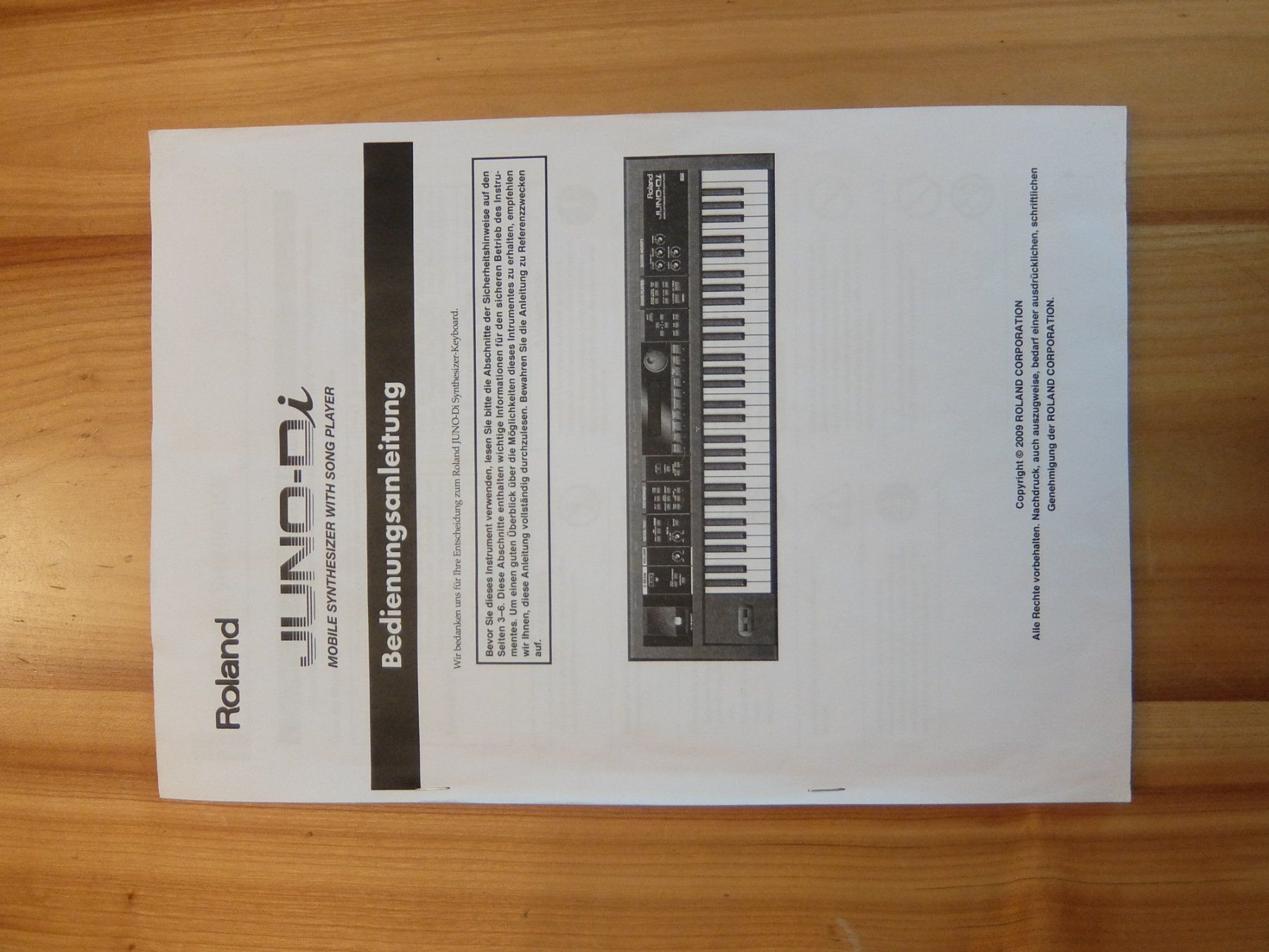 Roland Strumenti musicali: Roland Juno Di - Synthesizer – Usato da St. Gallen venduto da qflm 1