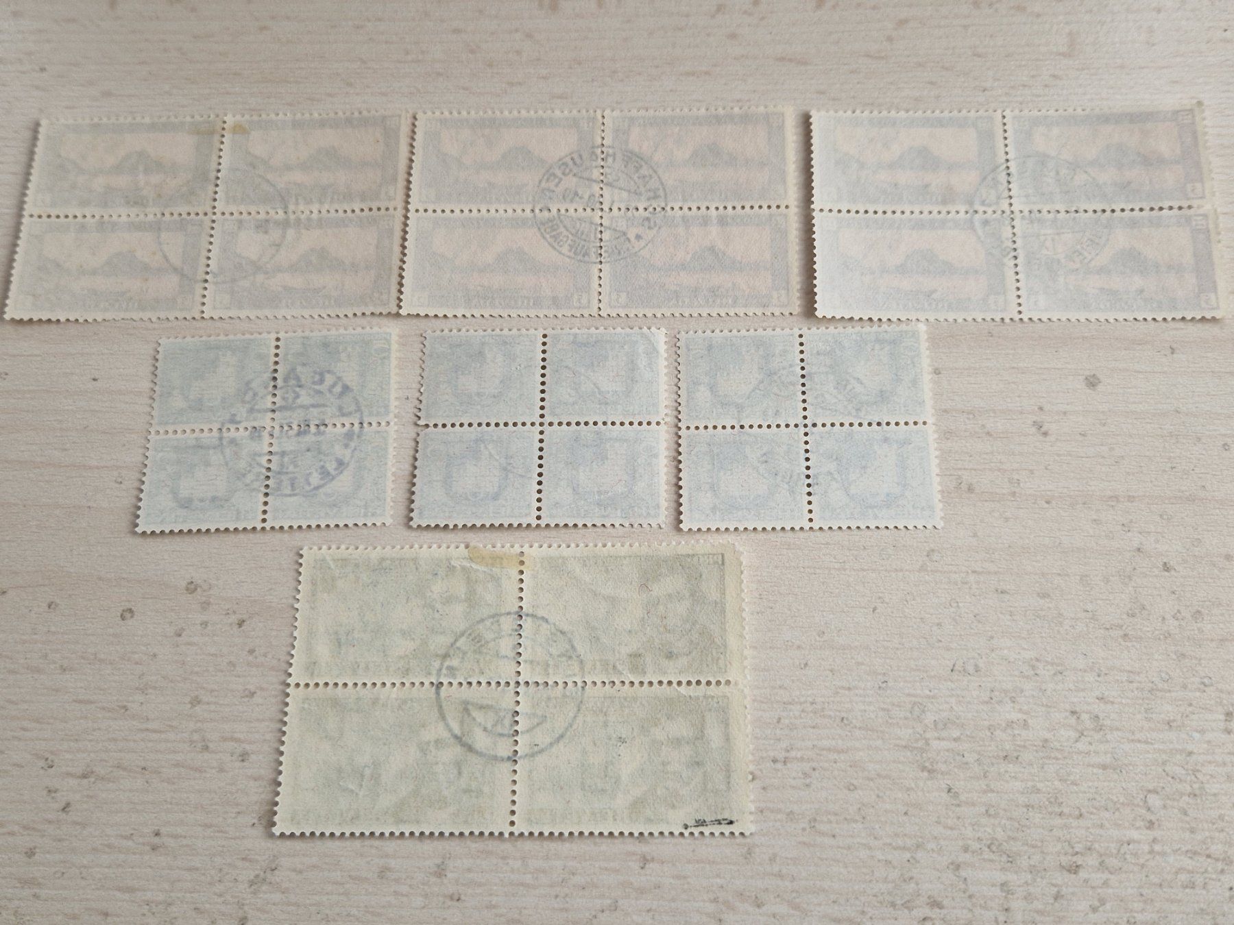 Tutti i francobolli: PJ 4er Blöcke, 1929/30/31, ab 1.- – Usato da Burgdorf venduto da Glossy01 7