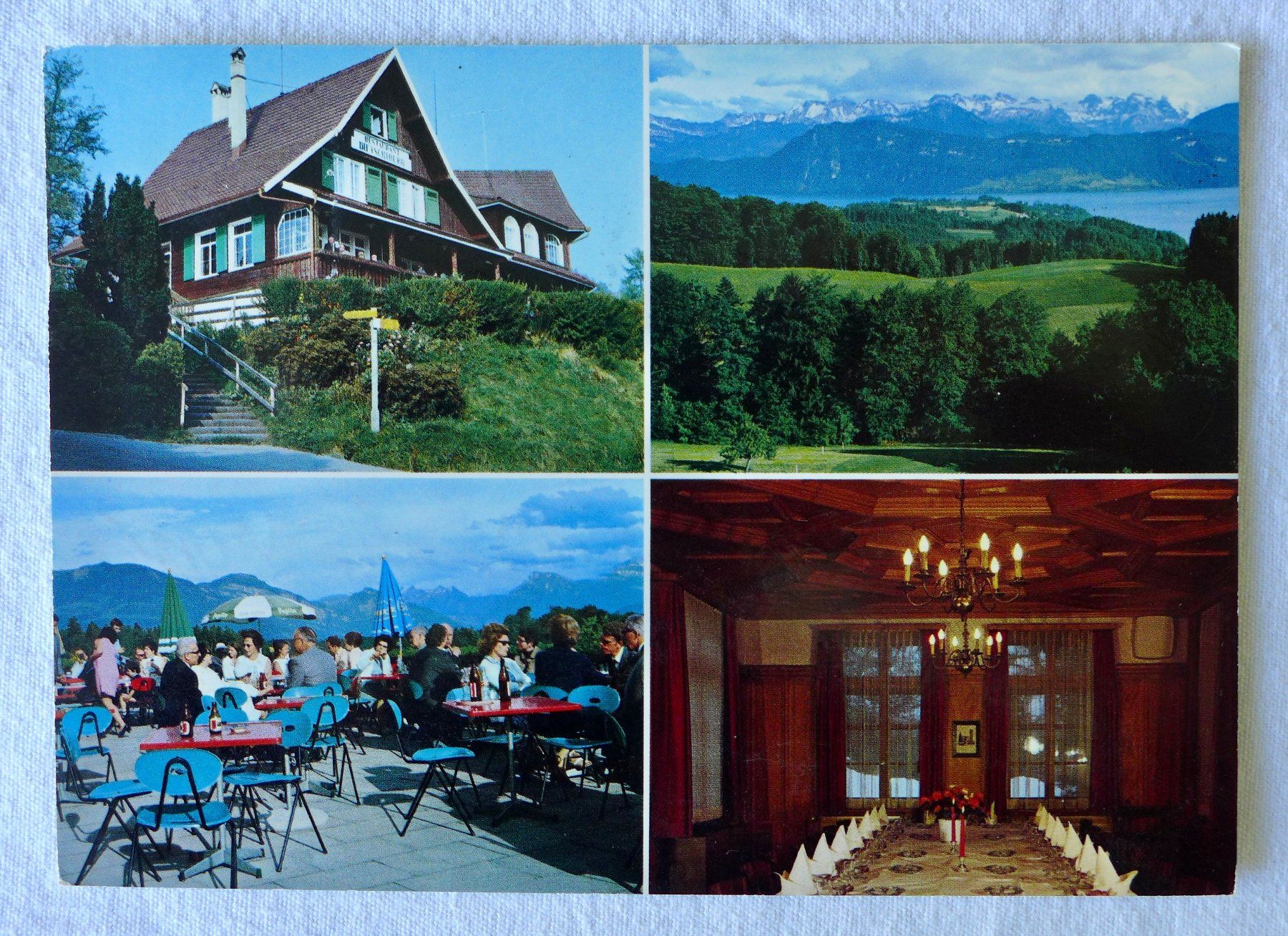 Cartoline postali: AK DIETSCHIBERG LU, Mehrbild – Usato da Wallisellen venduto da aloa09