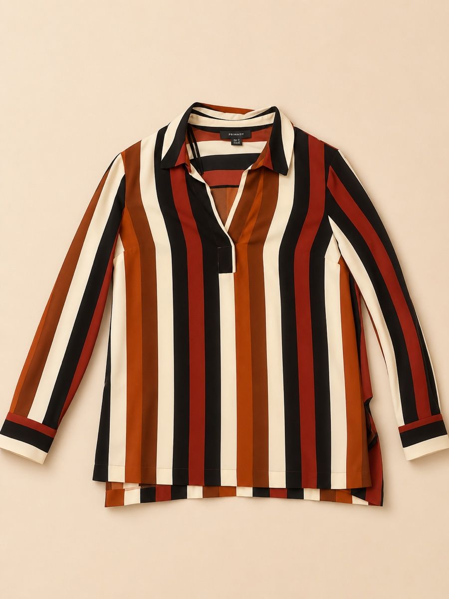 Camicette: BLOUSE RAYÉE À MANCHES LONGUES – Nuovo (secondo la descrizione) da Lausanne venduto da KeNaChic 1
