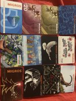 Lot de 12 Cartes cadeau Migros vide pour collection 