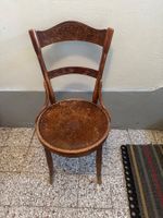 Chaise bistrot Thonet ancienne en bois courbé, vintage!