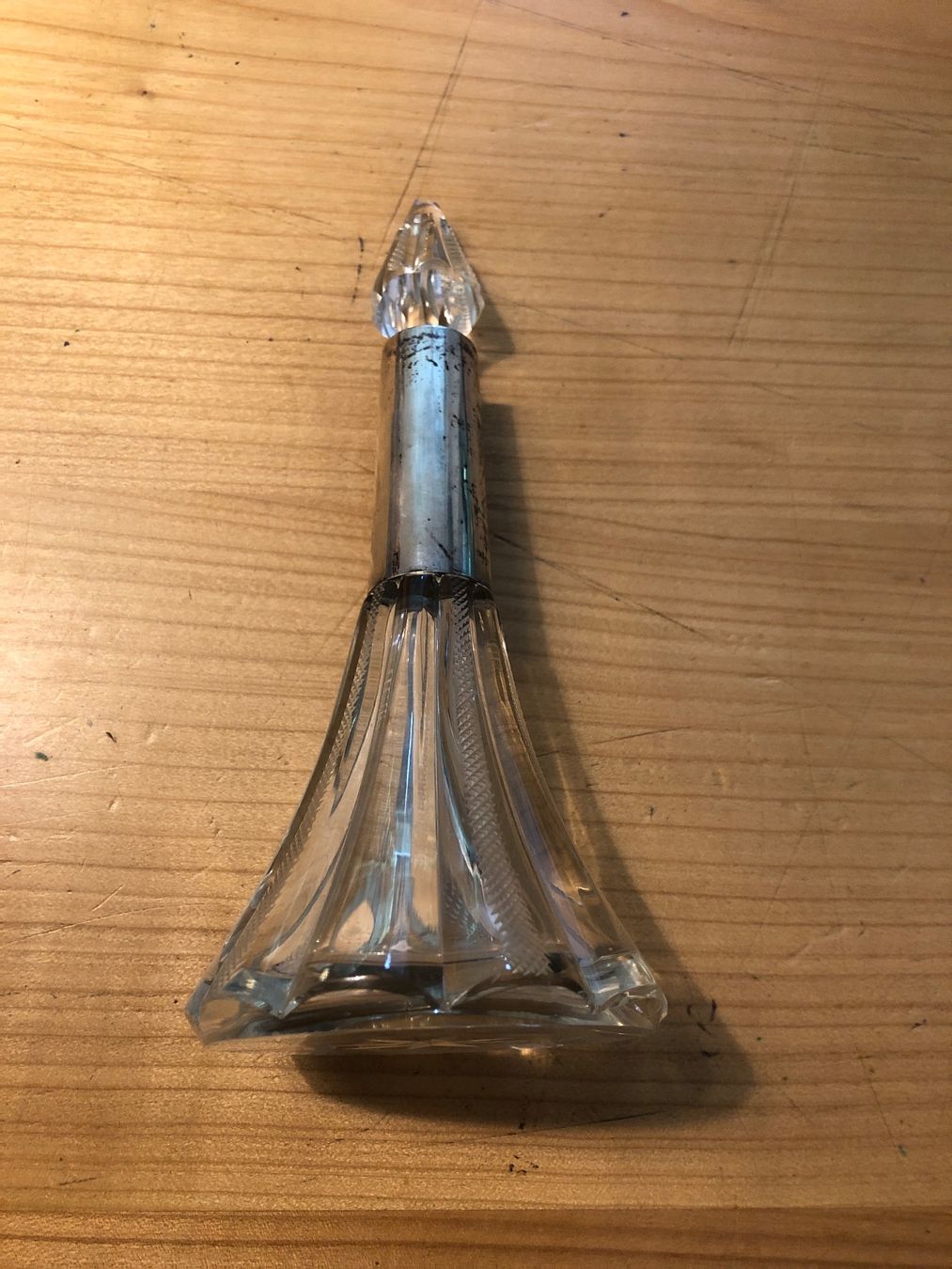 Caraffe: Karaffe Glas Silber 800 mit Deckel Vintage – Usato da Adliswil venduto da Tito088