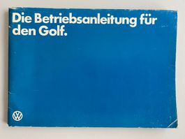 VW Golf Betriebsanleitung (1980)