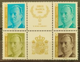 S.M. D. JUAN CARLOS I –SERIES BASICAS 1994 & 1995-MINISHEETS