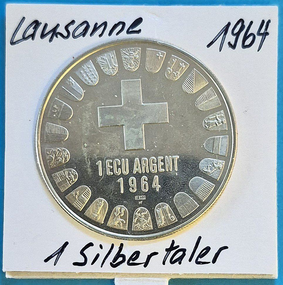 Medaglie: Silber 28gr - Silbertaler LAUSANNE 1964 – Usato da Oberriet SG venduto da hansiw1969