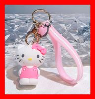 Hello Kitty Figur Katze Comic Cat Schlüsselanhänger Gummi
