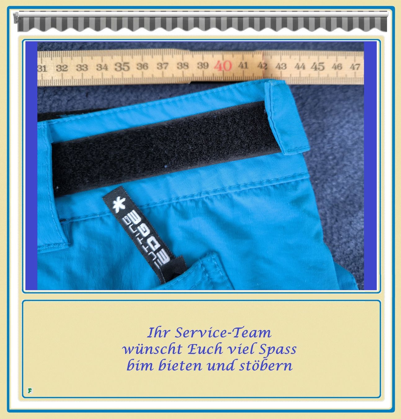 Pantaloni: CUTTING EDGE • Skihose in hellblau Grösse M – Nuovo (secondo la descrizione) da Münchwilen TG venduto da FDOF_SHOP 4
