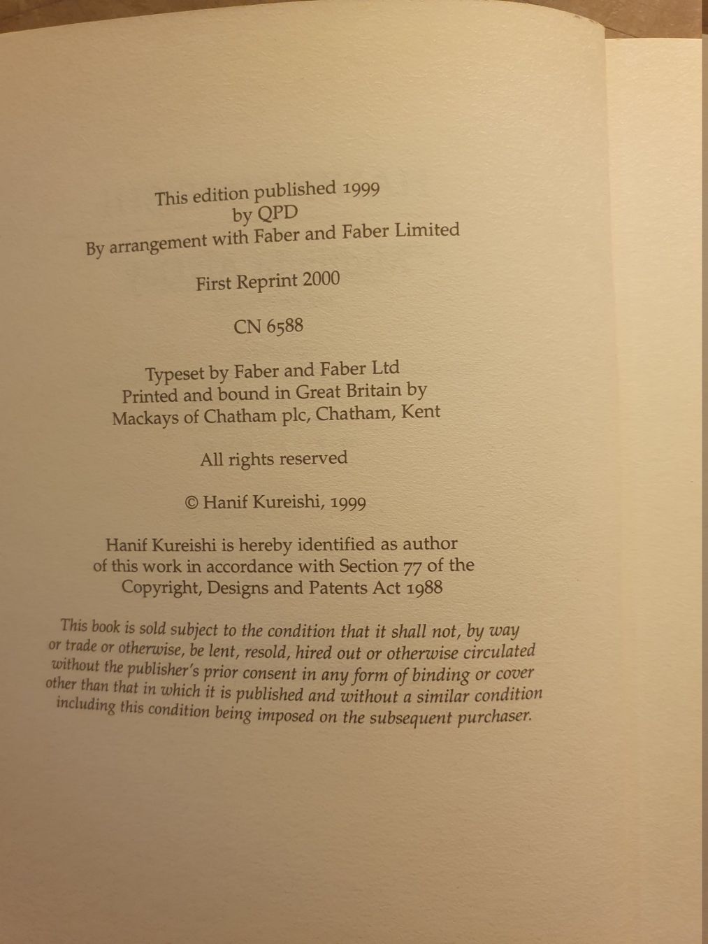 Libri: Midnight All Day - Hanif Kureishi – Usato da Zürich venduto da loosebone 3