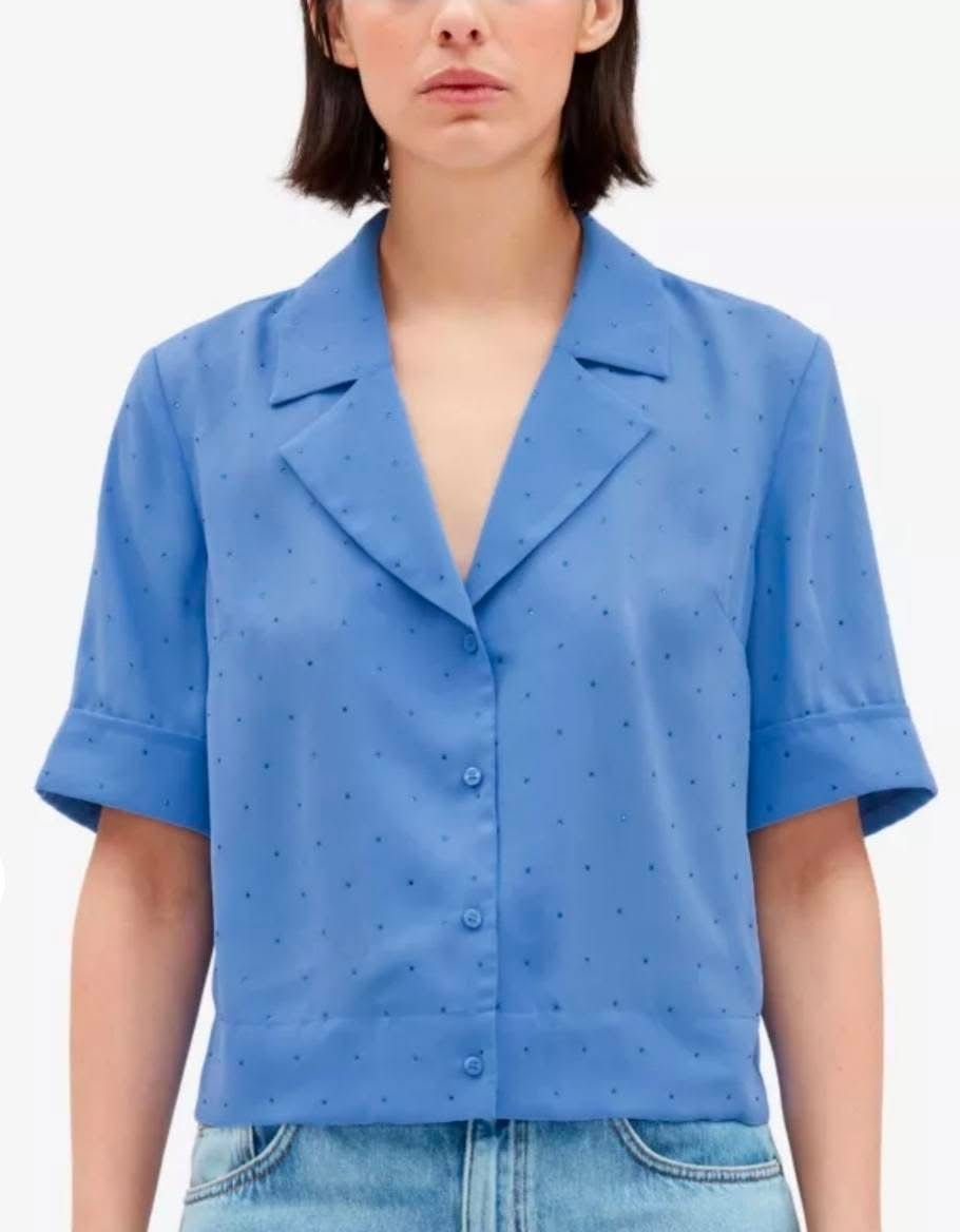 Claudie Pierlot Blusen: Claudie Pierlot Blue Blouse – Gebraucht aus St.Josefen von lop_lh8d 2