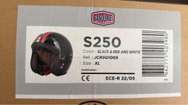 Motorradhelm Gasoline S250 Grösse XL schwarz rot weiss