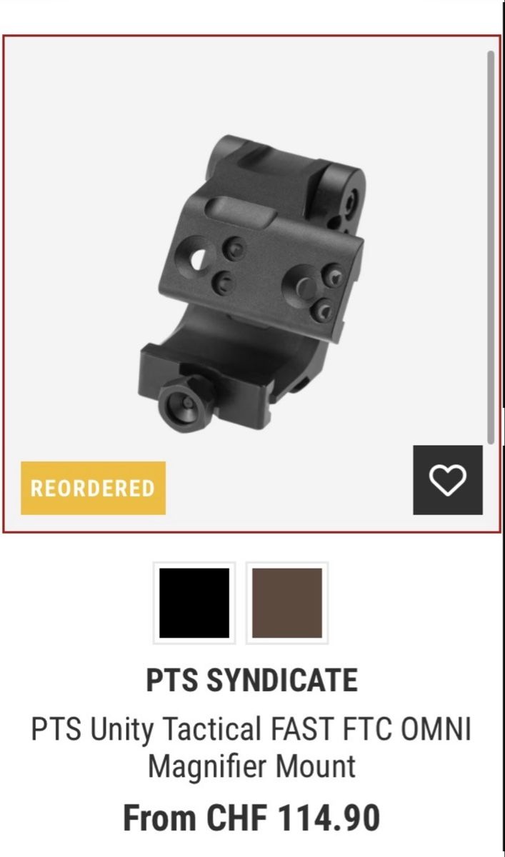 Altro in Decorazioni & Accessori: Supporto per magnificatore PTS Unity Tactical FAST FTC OMNI – Nuovo (secondo la descrizione) da Sonvico venduto da Harley1365 2