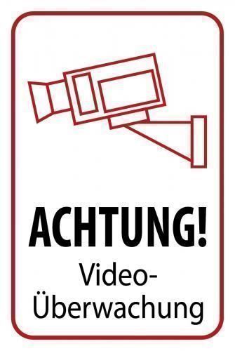 Insegne: Blechschild-ACHTUNG VIDEOÜBERWACHUNG – Nuovo e nell'imballaggio originale da Rupperswil venduto da big-one-sale