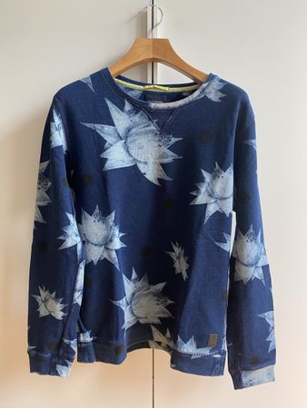 Pullover Scotch & Soda Motiv Grösse L dunkelblau
