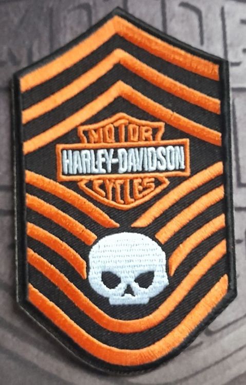 Harley-Davidson Toppe: Patch Harley Davidson – Nuovo e nell'imballaggio originale da Allens venduto da MADE.IN.ROCK.N.ROLL 1