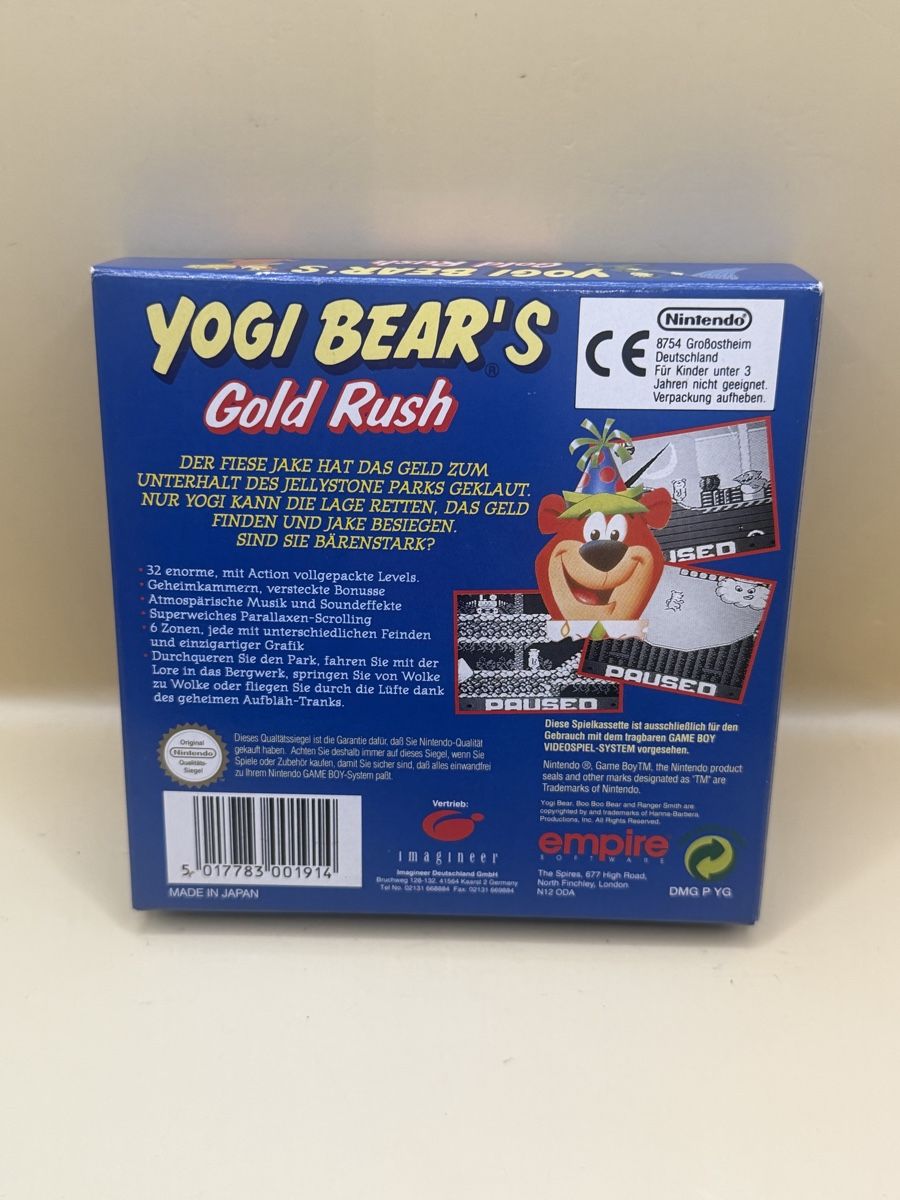 Nintendo Giochi: Game Boy Yogi Bear's Gold Rush NOE  – Usato da Genève venduto da sho_67qj 1