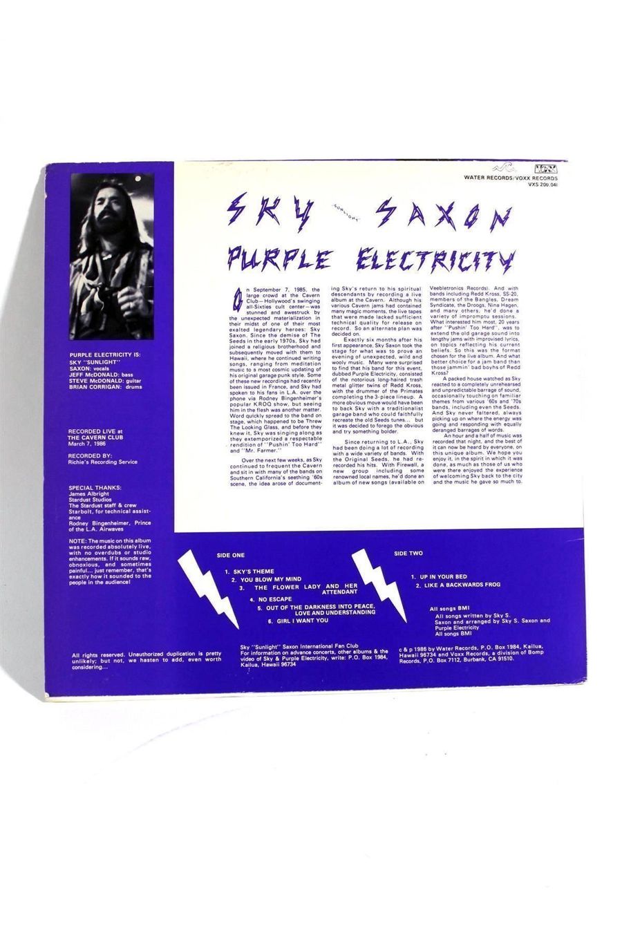 Schallplatten: SKY SAXON: Live At The Cavern Club – Gebraucht aus Bern von vinyl-heaven 4