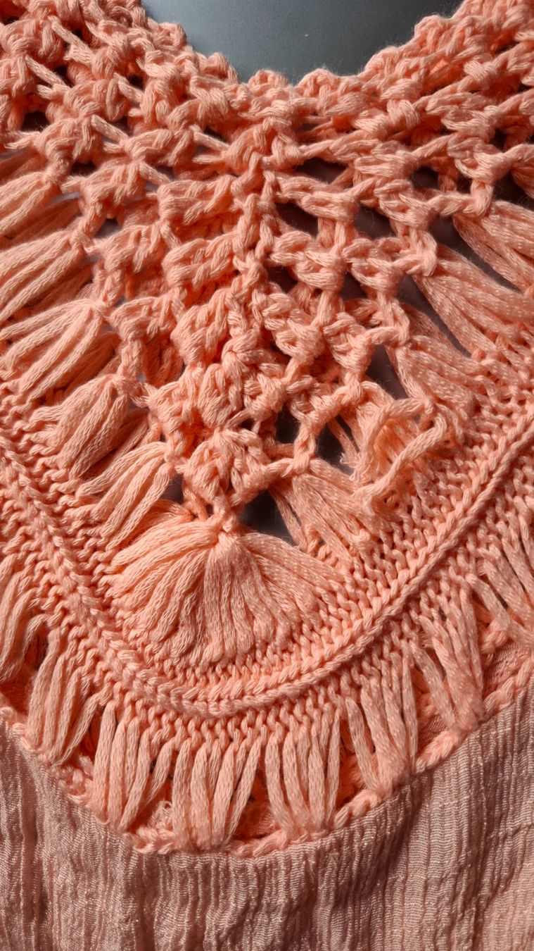 Tops: Süsses Sommer-Häkeltop mit Fransen – Gebraucht aus Plagne von Reticulum01 6