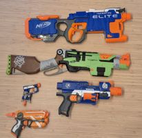 Pistolets Nerf avec munitions et chargeurs