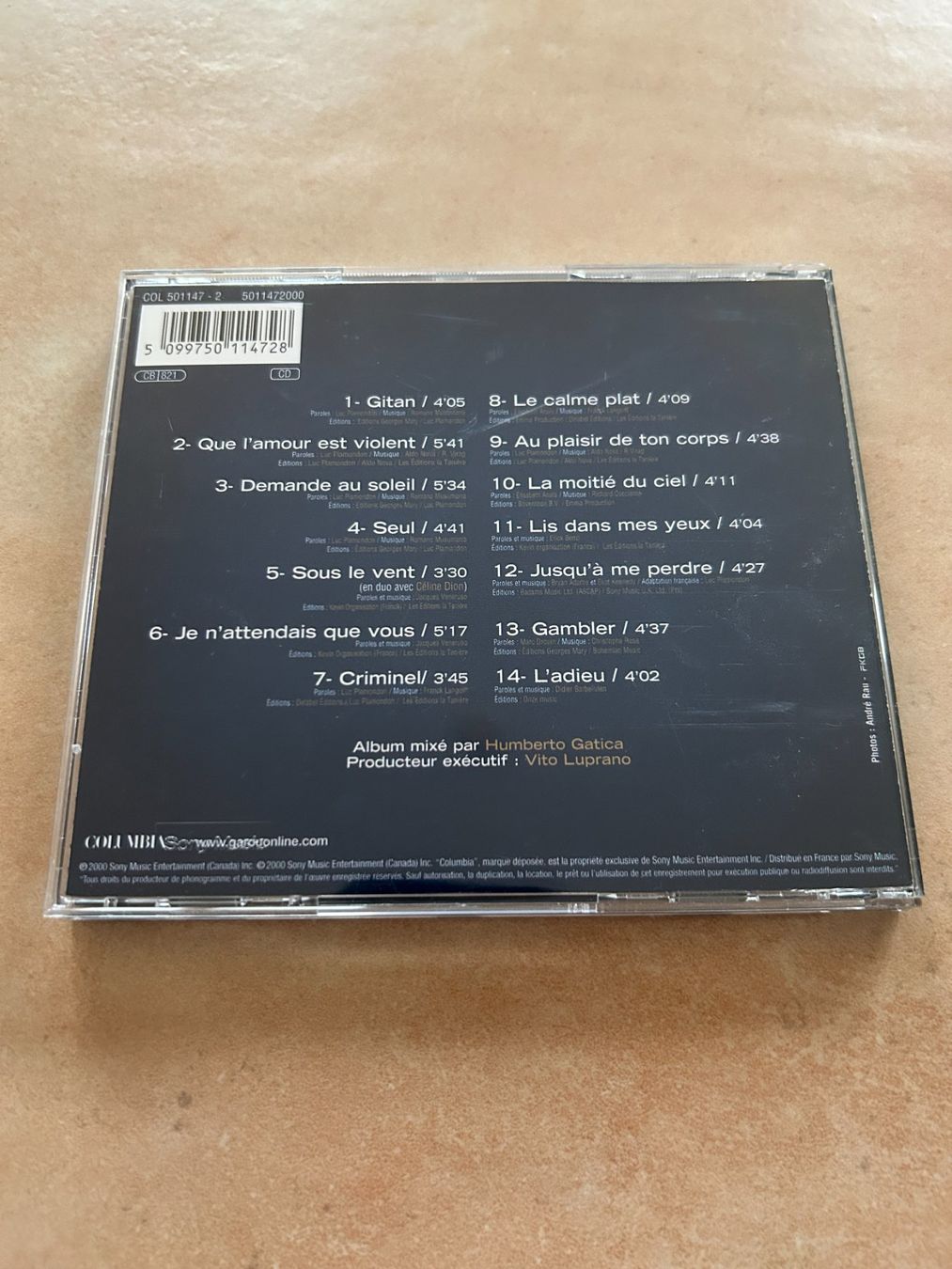 CDs: Garou Seul – D'occasion à Wiggiswil par Cwi0 1
