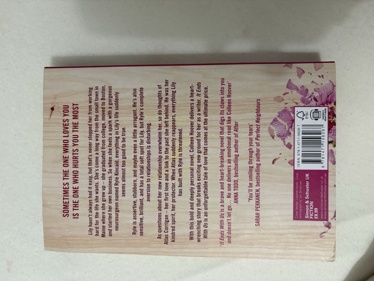 Libri: It Ends with us - Colleen Hoover – Usato da Steffisburg venduto da set_w6vq 2