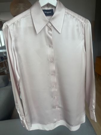 THE KOOPLES BLASSROSA SEIDENHEMD. NEU, NIE GETRAGEN /GRÖẞE 0
